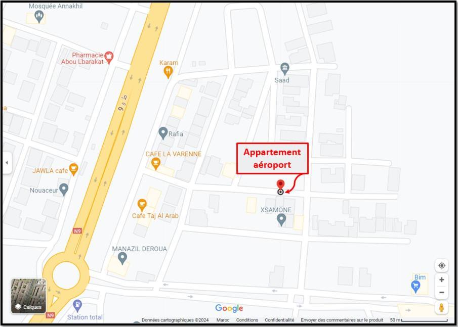 Appartement Aeroport Casablanca Nouaceur Kültér fotó